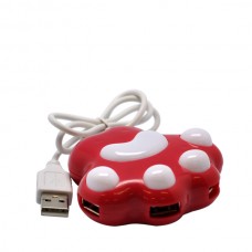 EXTENSOR USB HUB 2.0 DOG PAW COM 4 PORTAS